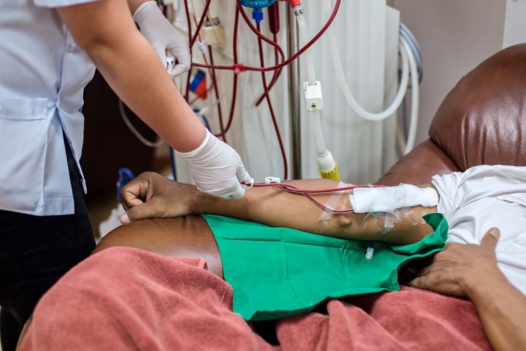  Blood Dialysis Inside Mobile Dialysis Unit