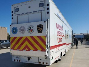  Photo Texas Emergency Covid Mobile Icu Facility Back View Close Up Before Install