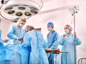  Surgery Inside Mobile Trauma Surgical Facility