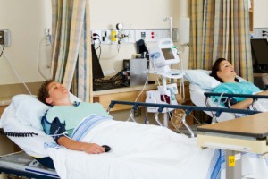  Patients In Recovery Inside Patient Ward Faciltiy