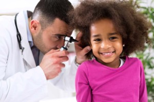 Doctor Ear Exam In Mobile General Medicine Unit