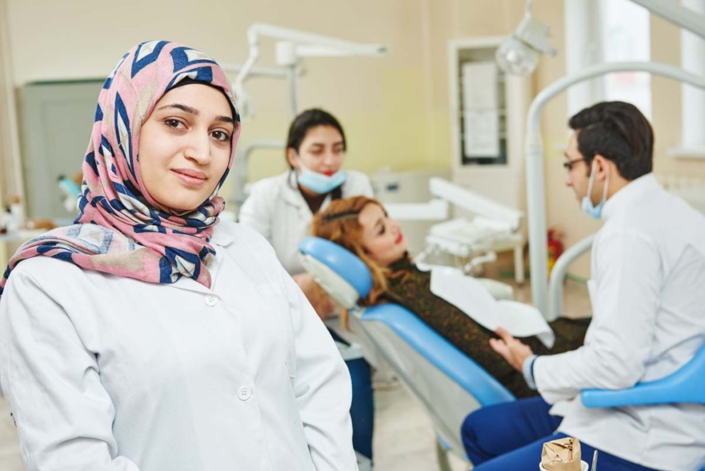  Iranian Dentist Inside Mobile Dental Outreach Facility