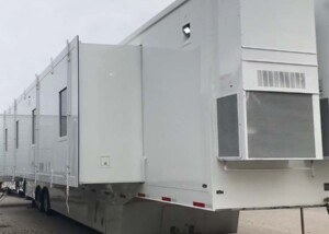 Outside Our Covid  Mobile Icu Bc Double Expandable Facility